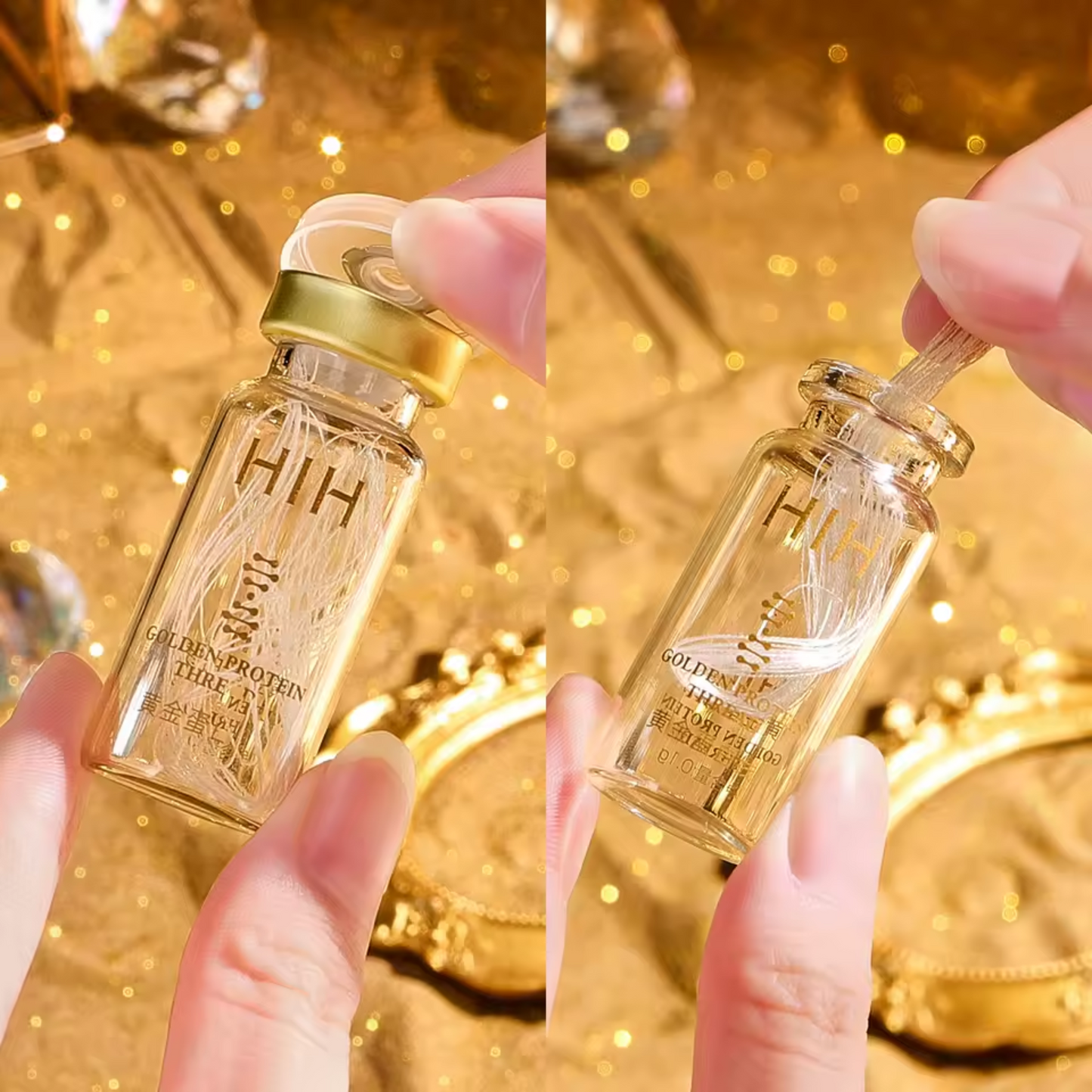 Gold Peptide Lifting Serum mit Kollagenfäden | Anti-Aging &amp; straffende Hautpflege