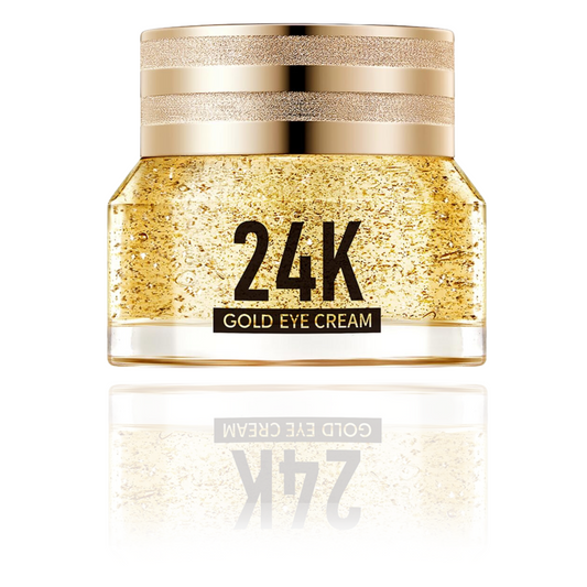 Augencreme mit 24 Karat Gold und Hyaluronsäure gegen Augenringe und Schwellungen, Creme 30 ml.