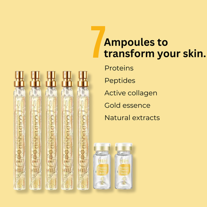 Gold Peptide Lifting Serum with Collagen Threads | Anti-Aging & Firming Skin Care